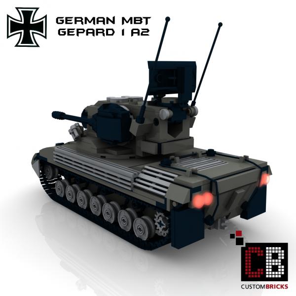 Custom Bundeswehr Tank Gepard 1A2 - gray