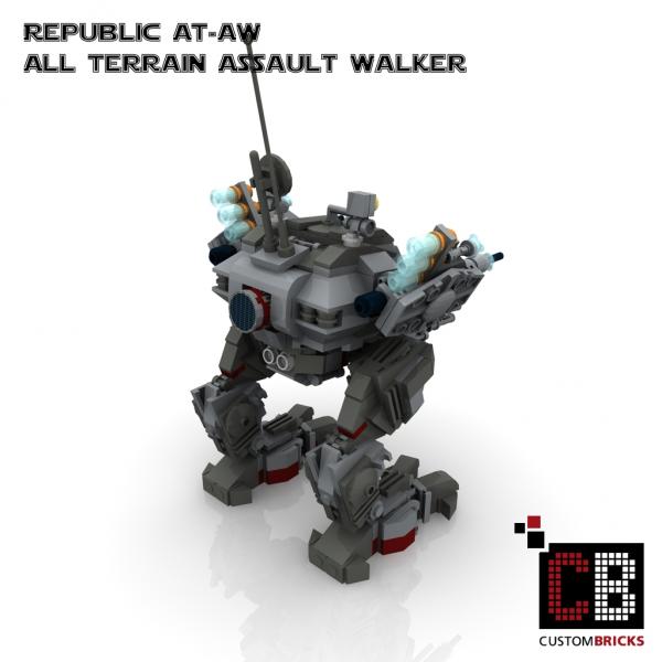 Custom AT-AW - All Terrain Assault Walker for Star Wars