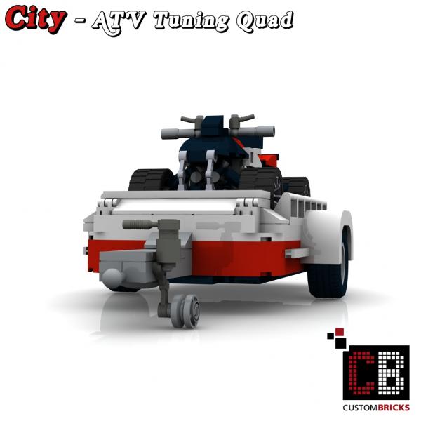 Custom T1-Bus ATV Tuning Quad with Trailer