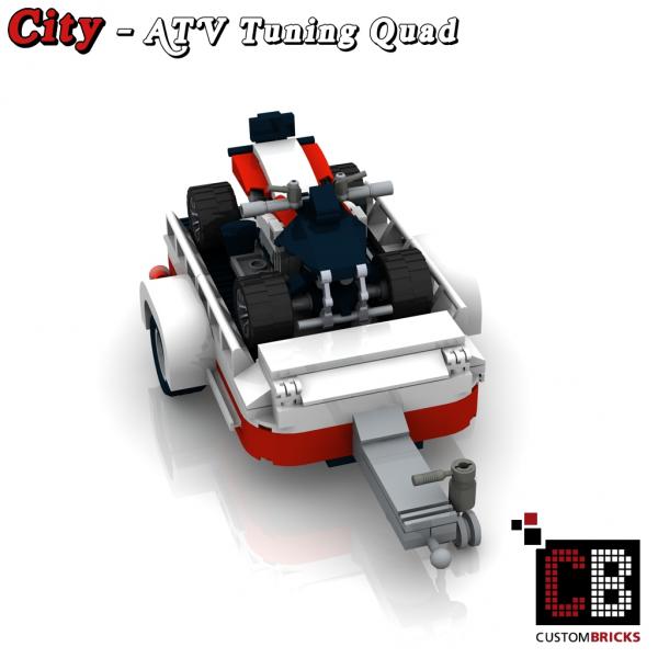 Custom T1-Bus ATV Tuning Quad with Trailer