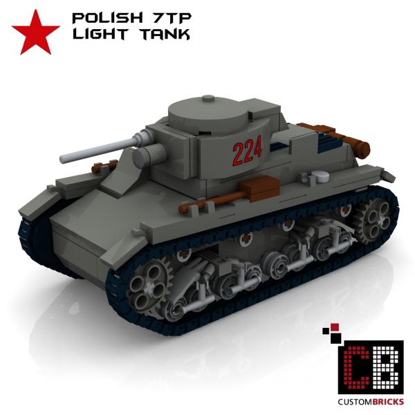 Custom WW2 7TP light Tank