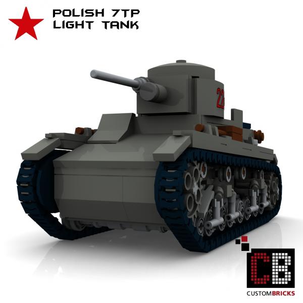 Custom WW2 7TP light Tank