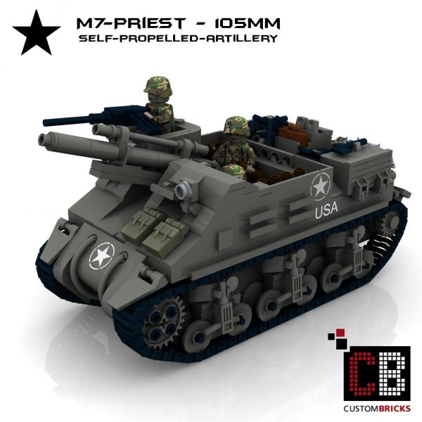 Custom WW2 M7 Priest Artillery