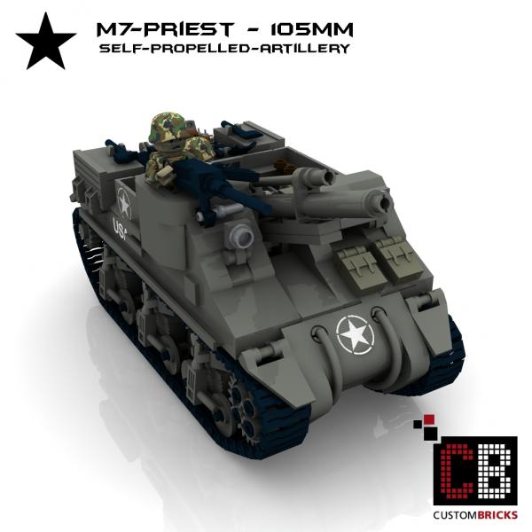 Custom WW2 M7 Priest Artillery