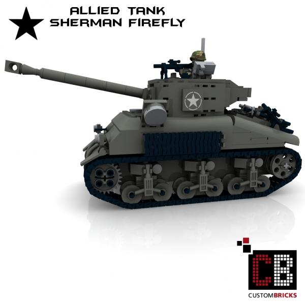 Custom WW2 Sherman Firefly Panzer