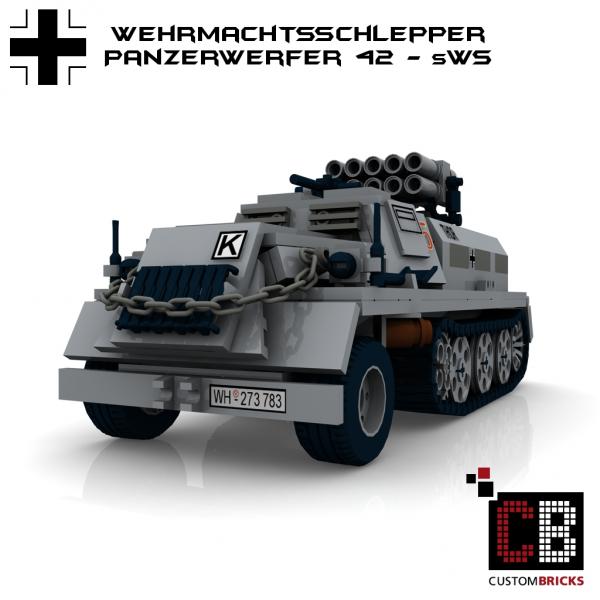 Custom WW2 Wehrmachtsschlepper with Panzerwerfer 42