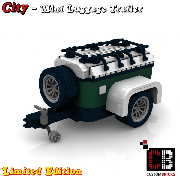 Luggage trailer Mini LIMITED EDITION 10242 made of LEGO® bricks