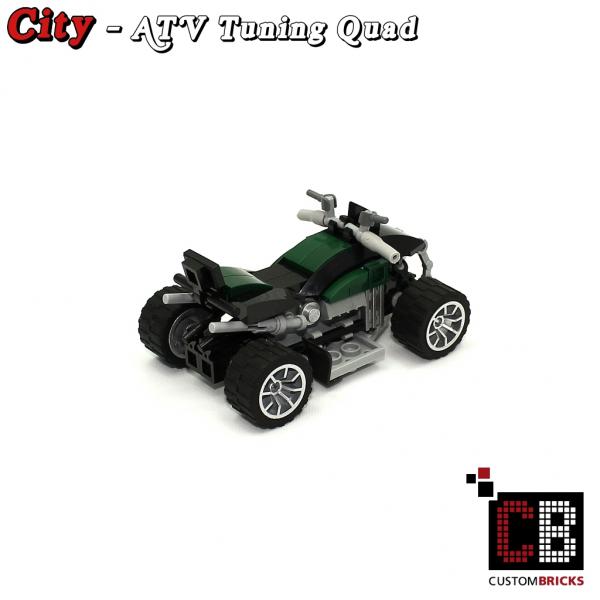 ATV Tuning Quad with trailer 10242 made of LEGO® bricks