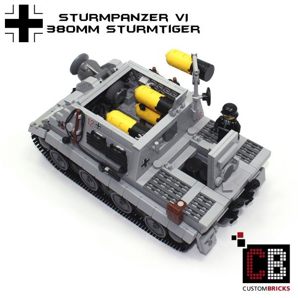 CUSTOM WW2 Panzer Sturmtiger aus LEGO® Steinen