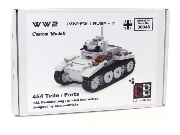 CUSTOM WW2 PzKpfw I Ausf.F with soldier out of LEGO® bricks