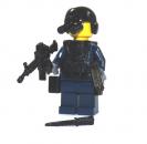 Custom Figur Polizist Spezialeinheit aus LEGO® Teilen mit Custom Zubehör von minifig.cat