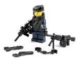 Custom Figur Spezialeinheit SWAT aus LEGO® Teilen mit Custom Zubehör Cap und Waffe