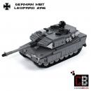 CUSTOM Bundeswehr MBT Leopard 2A6 Panzer aus LEGO® Steinen - grau