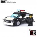 SWAT Sports car made of LEGO® bricks