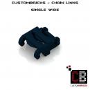 CustomBricks Chain Links - 100x Single Wide