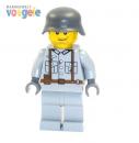 CustomBricks Figure Wehrmacht Soldier made of LEGO bricks