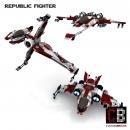 star wars clone wars clone fighter lego